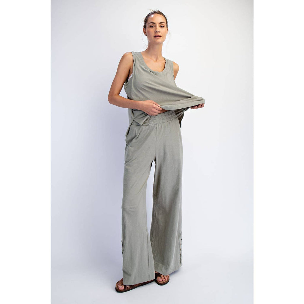 COTTON SLUB LAID-BACK CHIC SET