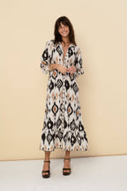 Sonmer Carmen Dress Ecru