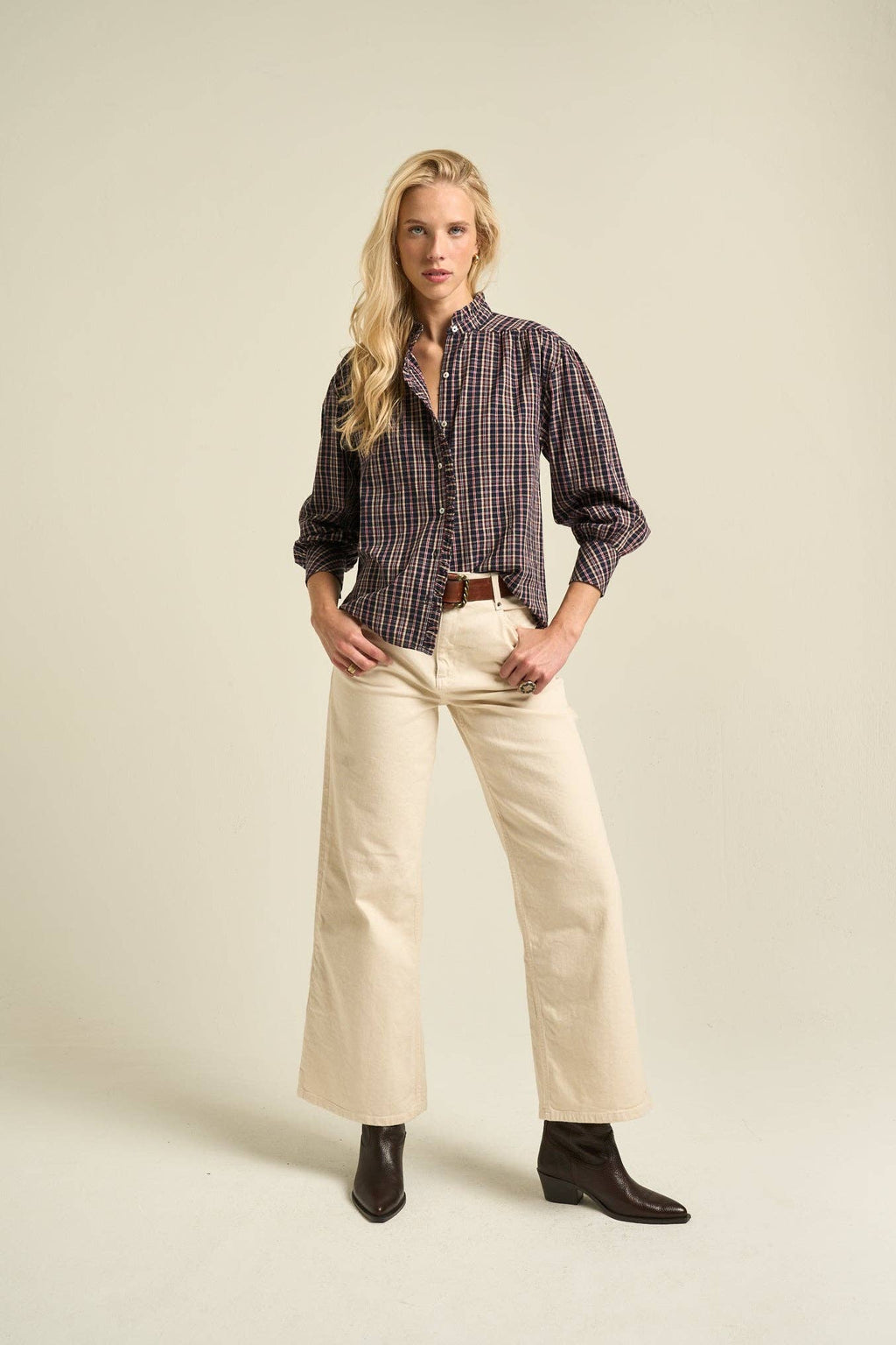 Sonmer Alexa Blouse Navy