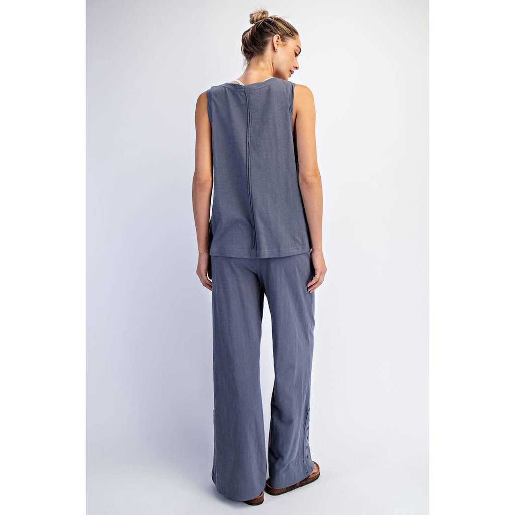 COTTON SLUB LAID-BACK CHIC SET