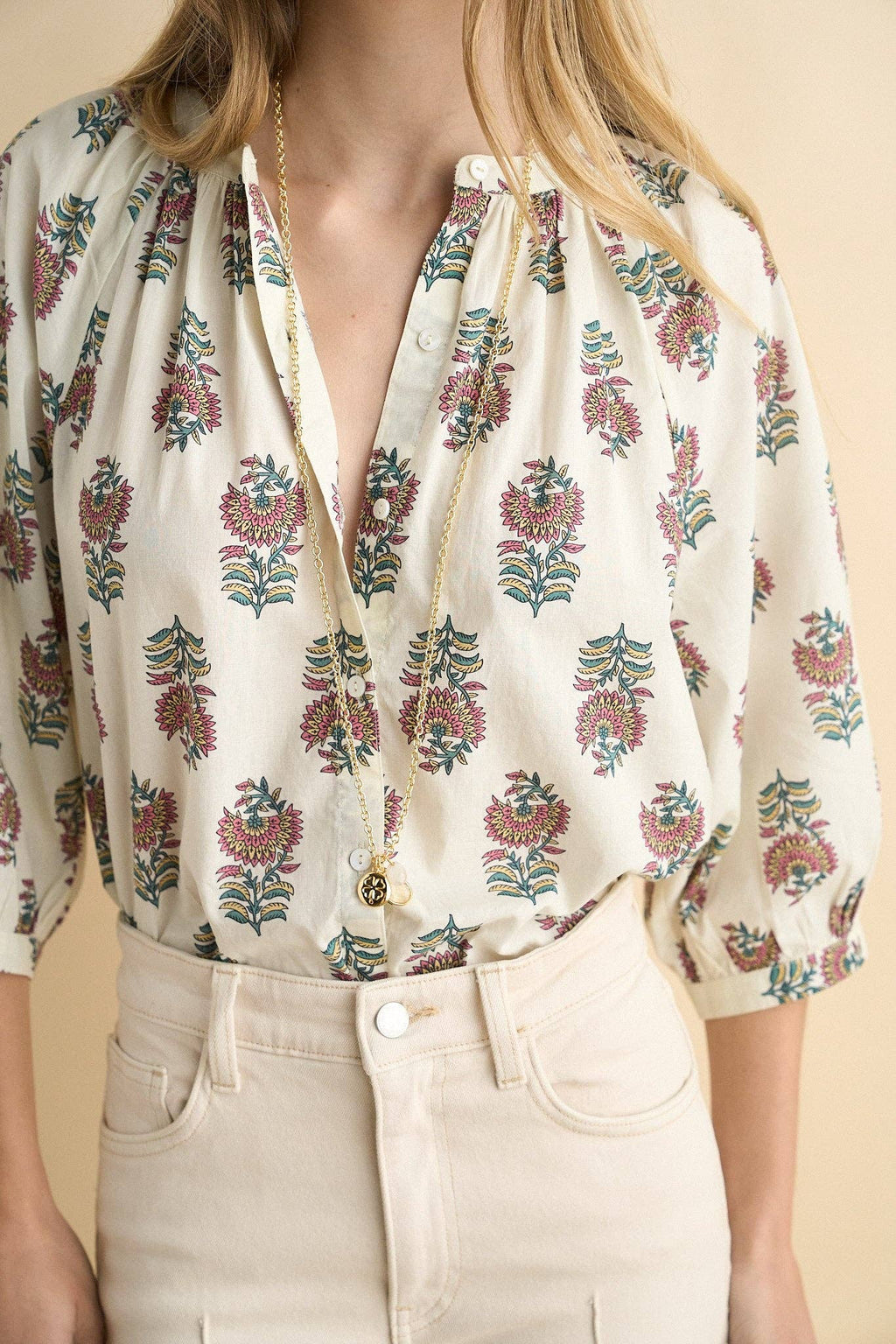 Sonmer Kelly Blouse Green