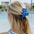 TELETIES Classic Hair Clip | Medium | USA Blue