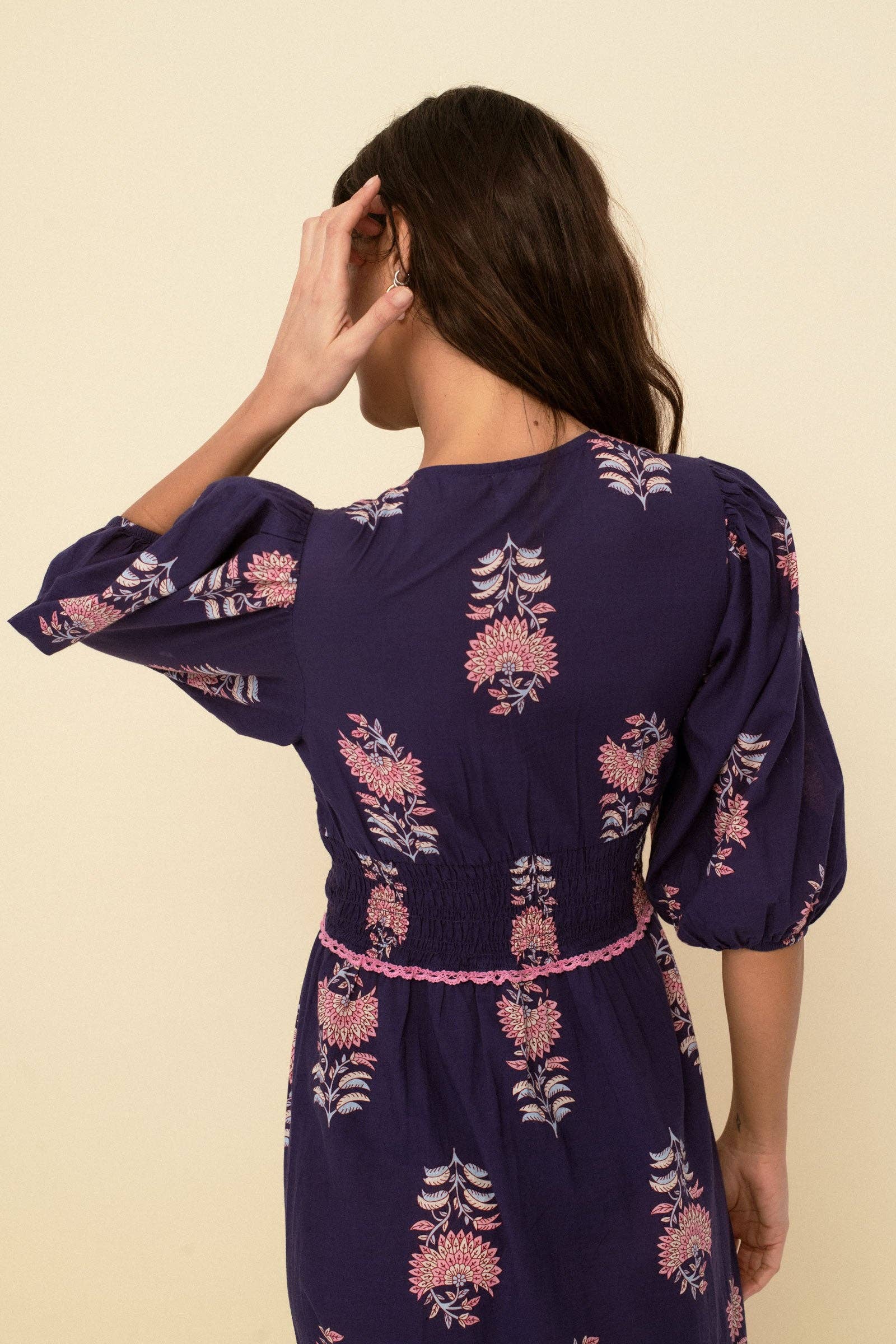 Sonmer Magnolia Dress Blue