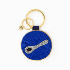 INK + ALLOY  Caviar Seed Bead Bag Charm/Key Ring