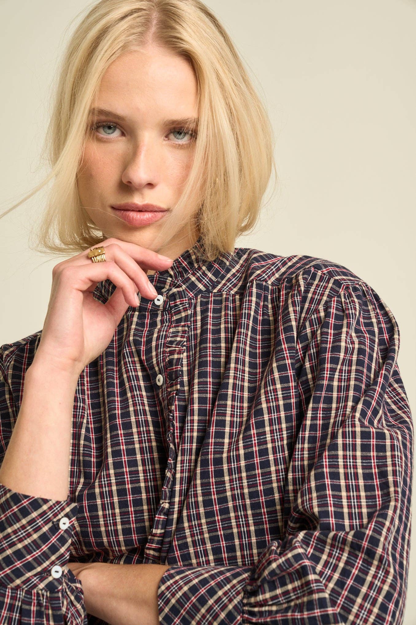 Sonmer Alexa Blouse Navy