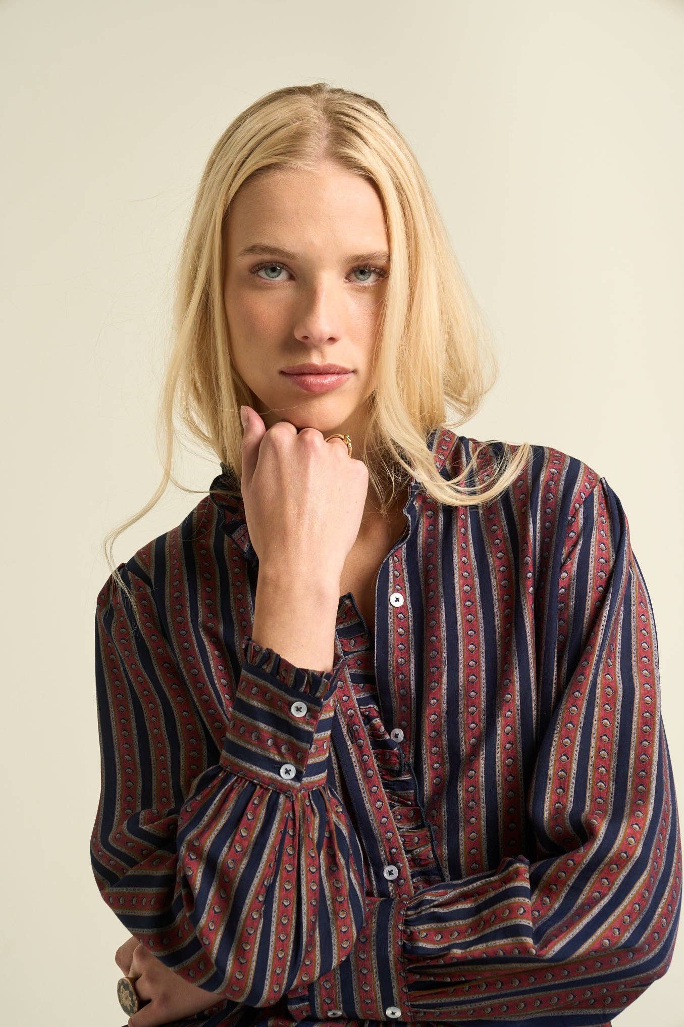 Sonmer Emma Blouse  Blue