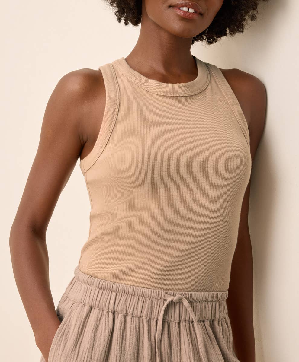 PACT Organic Cotton  Perfect Rib Racerback Tank