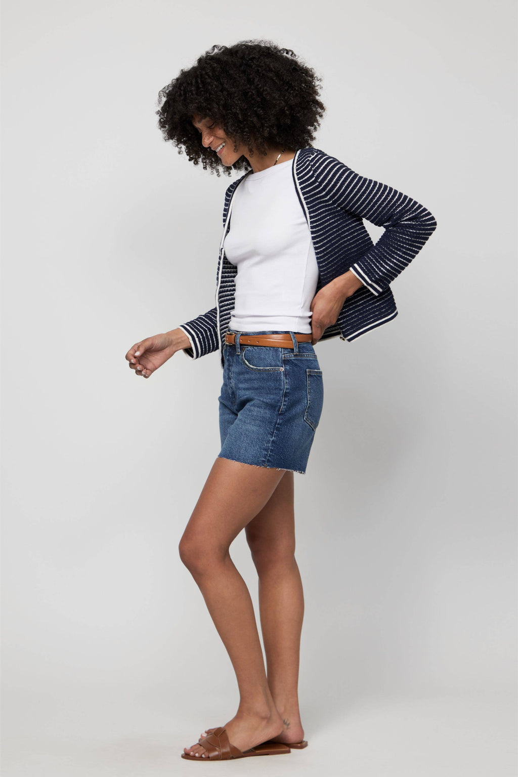 Oliver Logan Bedford High Rise Shorts