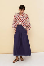 Sonmer Cotton Blouse  Peach