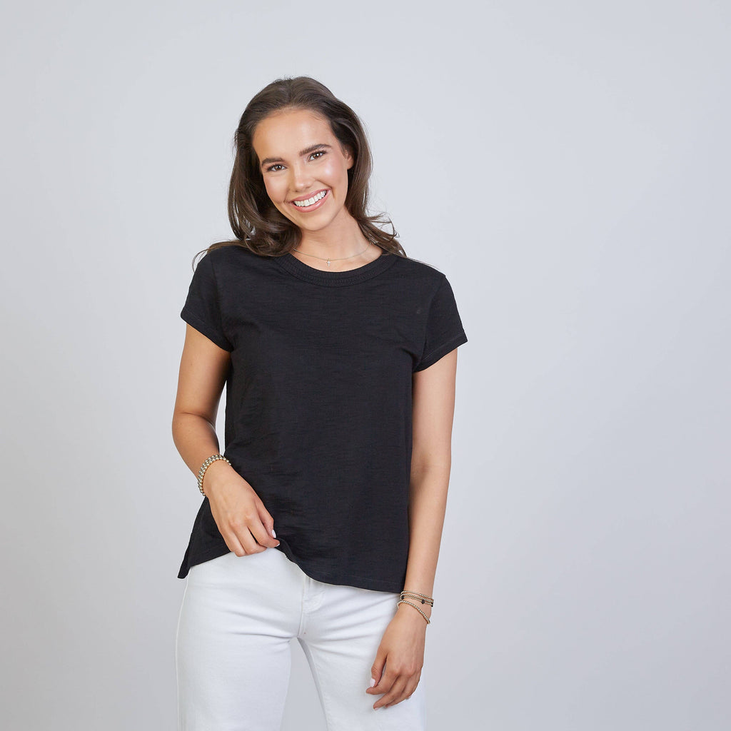 Country Club Tee in Black - Short Sleeve