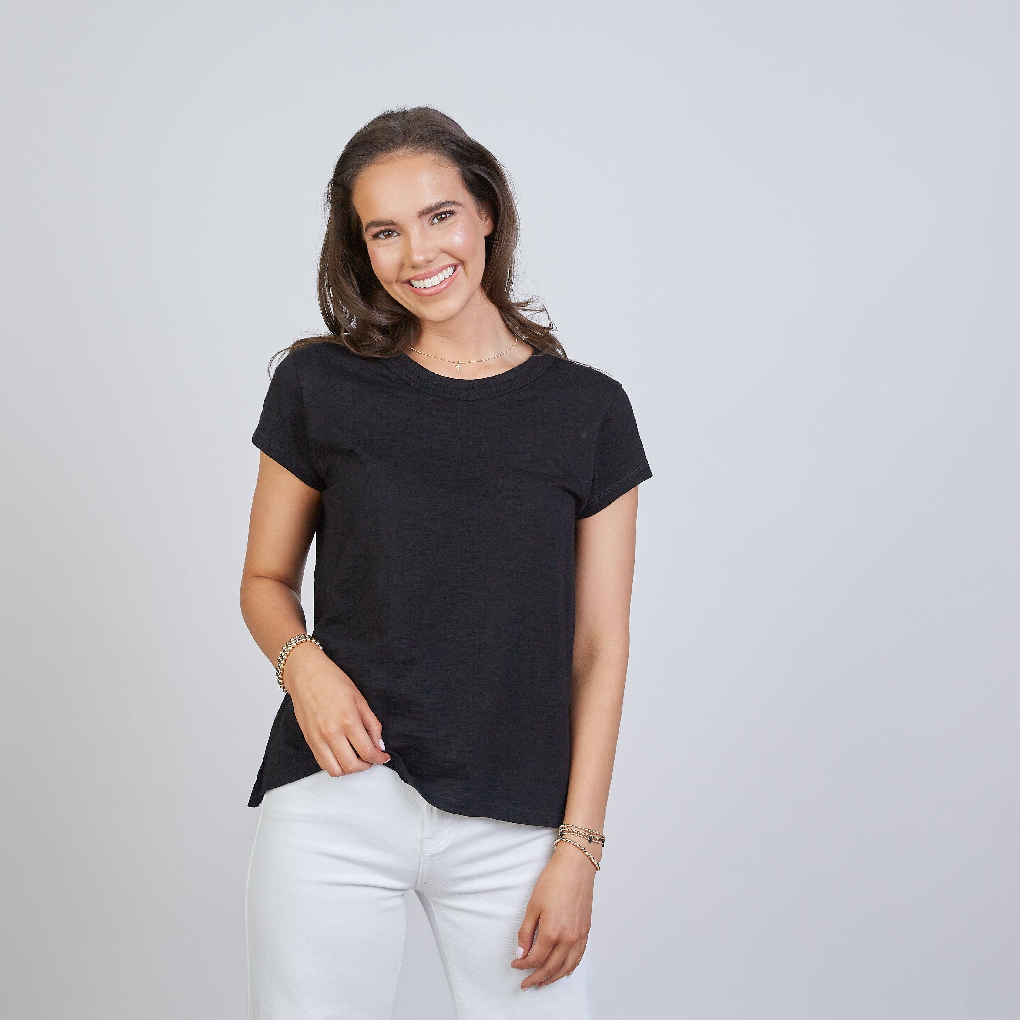 Country Club Tee in Black - Short Sleeve