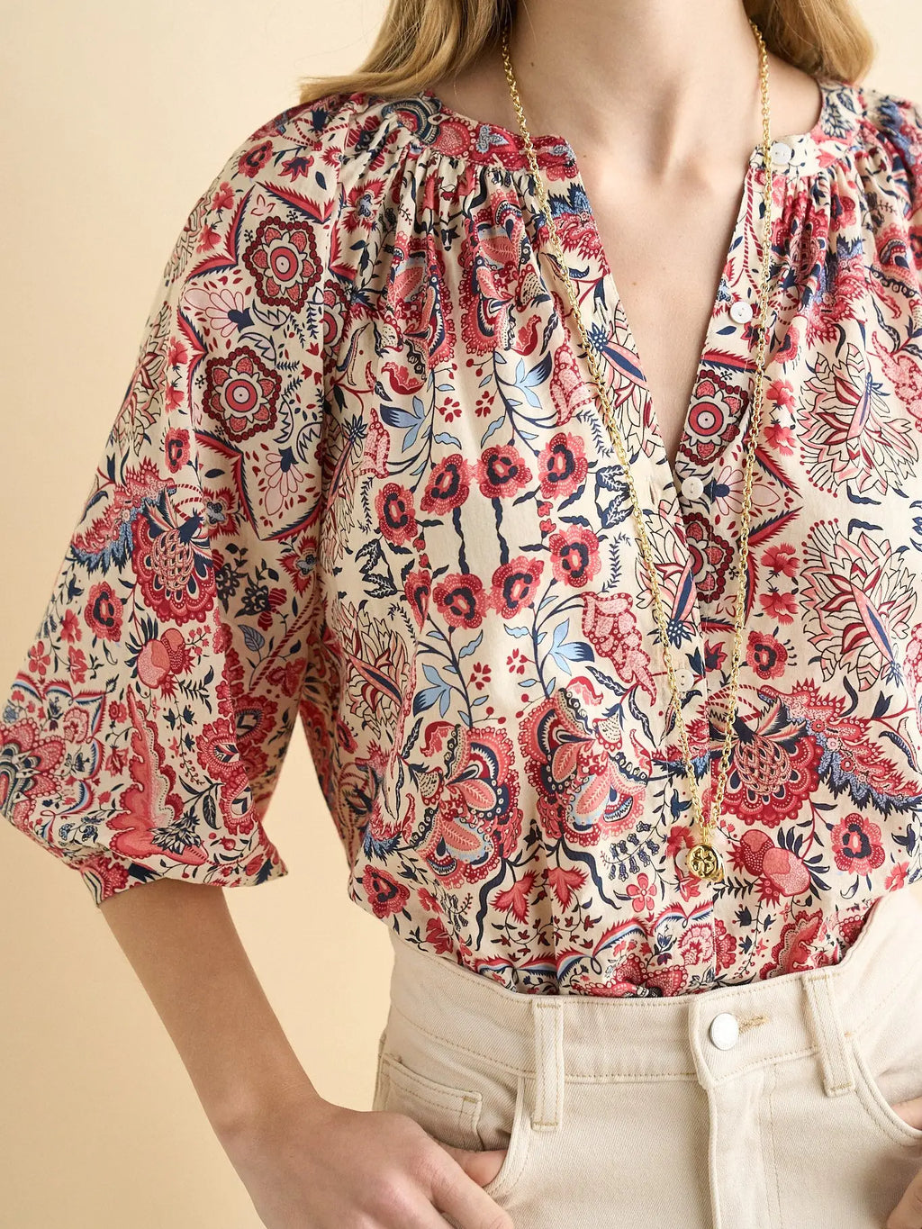 Sonmer Kelly Blouse Red
