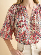 Sonmer Kelly Blouse Red
