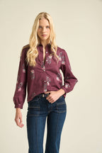 Sonmer Leonor Blouse Burgundy