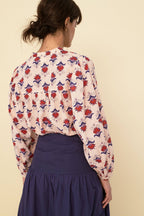 Sonmer Cotton Blouse  Peach