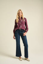 Sonmer Leonor Blouse Burgundy