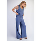 COTTON SLUB LAID-BACK CHIC SET