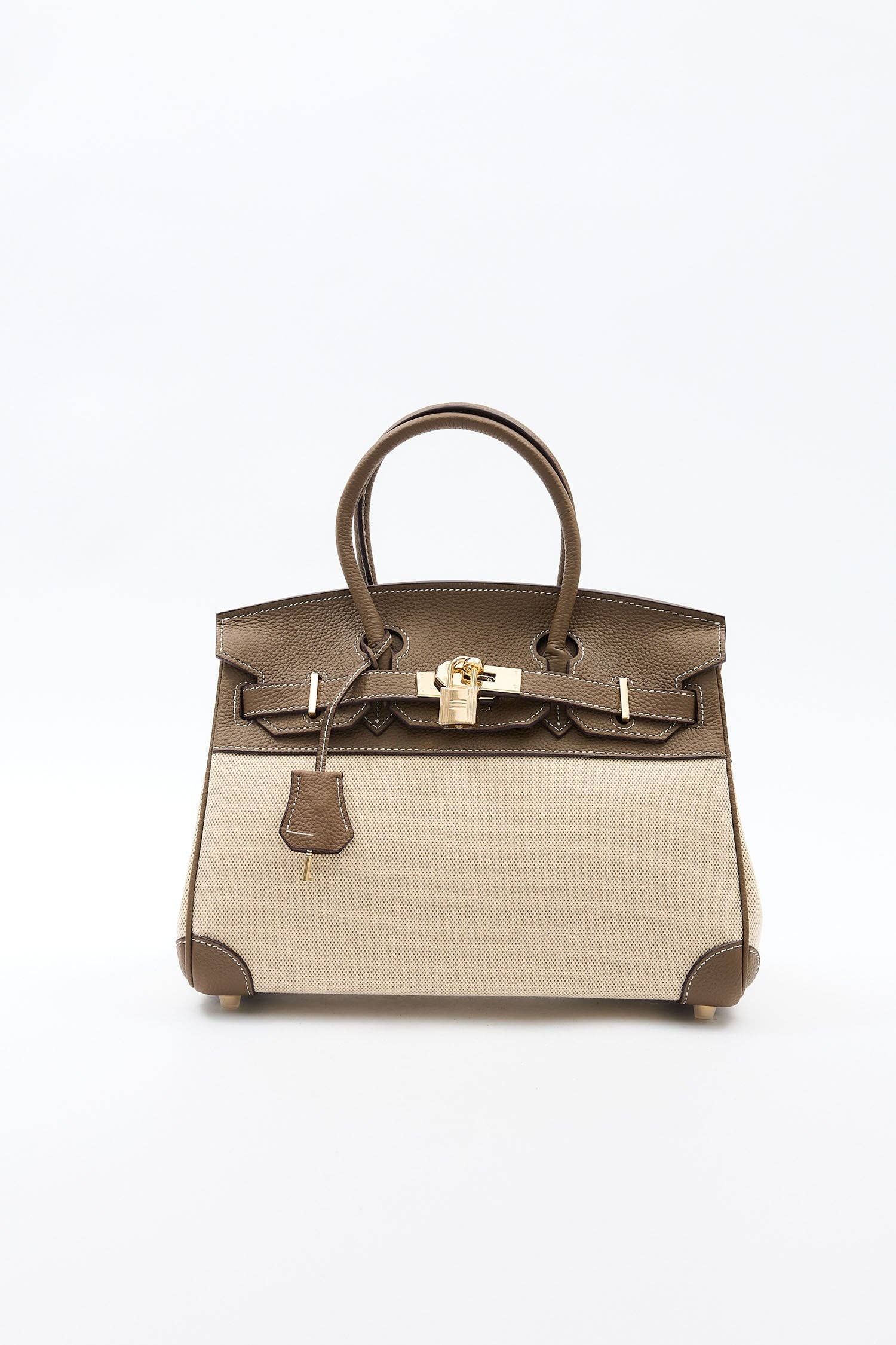 Orsay Bag with Genuine Leather – Khaki