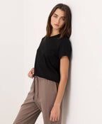 PACT Organic Cotton Women's Soft-Slub Essential Crewneck Tee