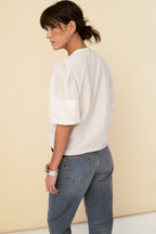 Sonmer blouse ecru