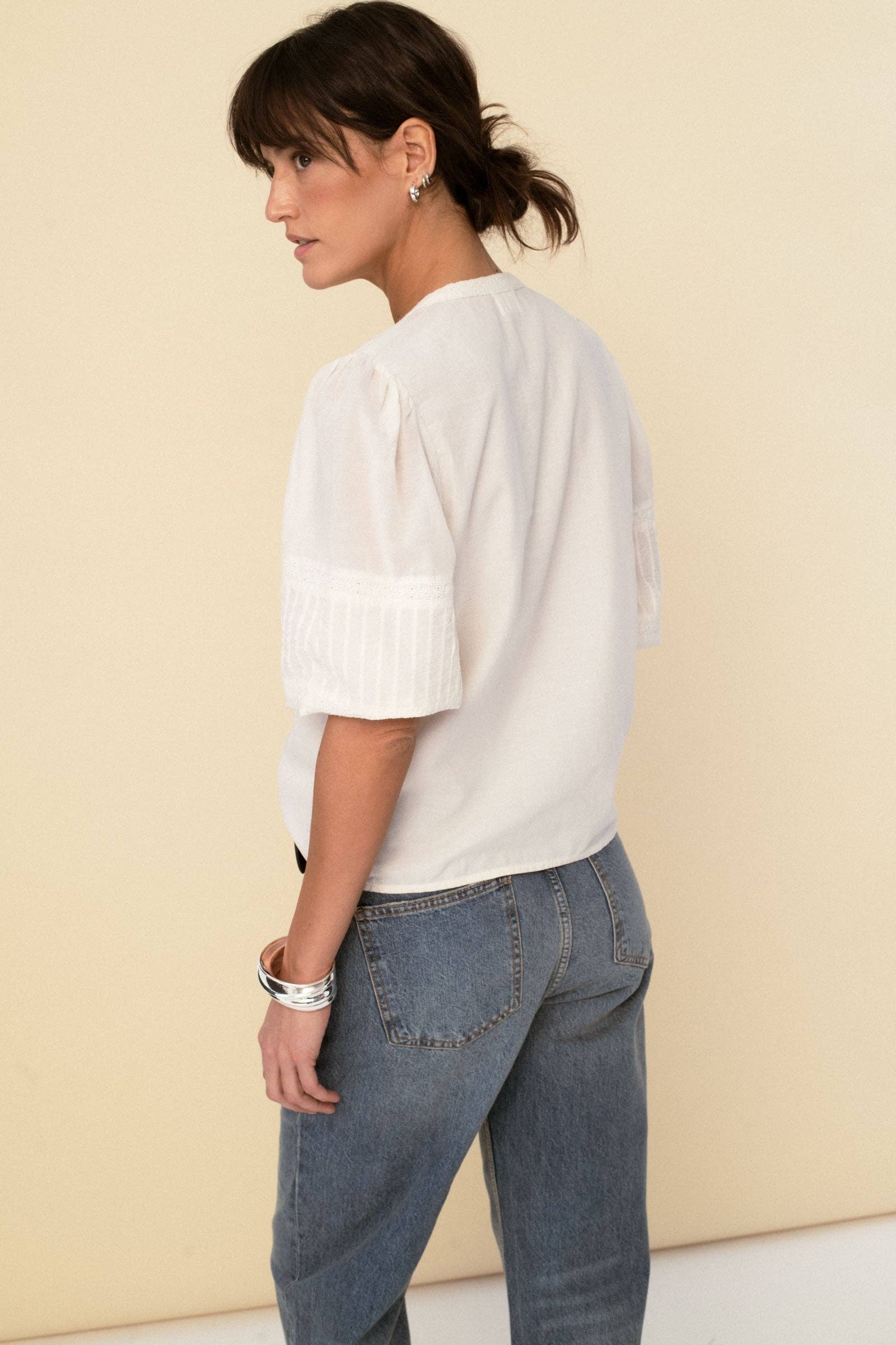 Sonmer blouse ecru