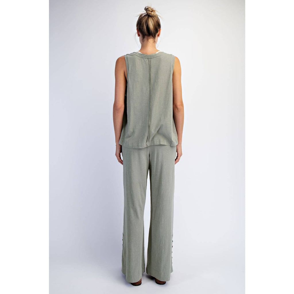 COTTON SLUB LAID-BACK CHIC SET