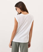 PACT Organic Cotton  Featherweight Slub Relaxed Muscle Tee