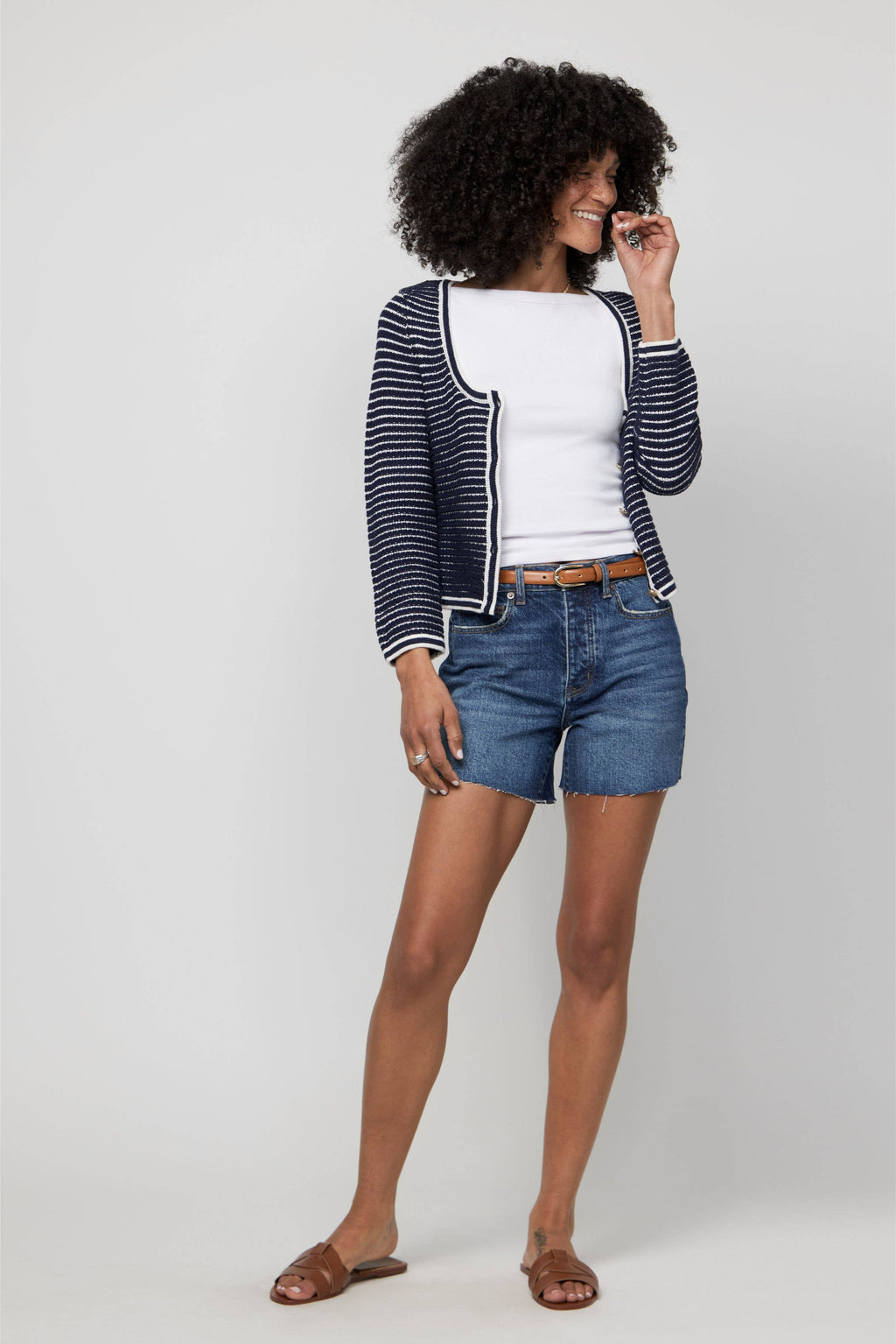 Oliver Logan Bedford High Rise Shorts