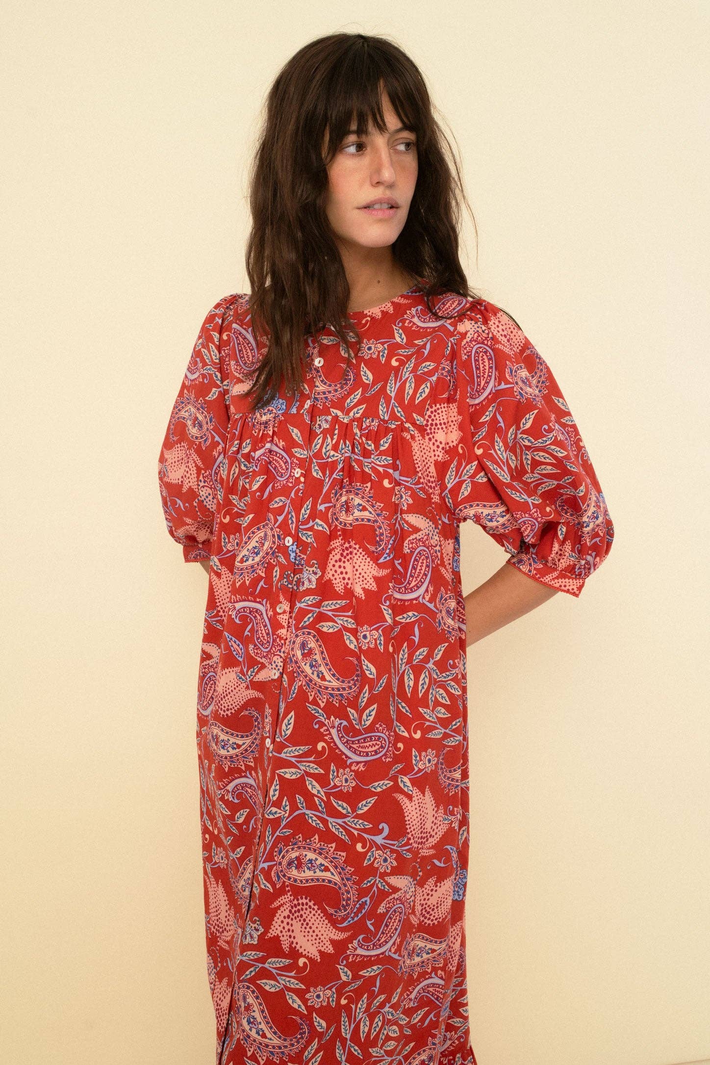 Sonmer Sofia dress terracotta