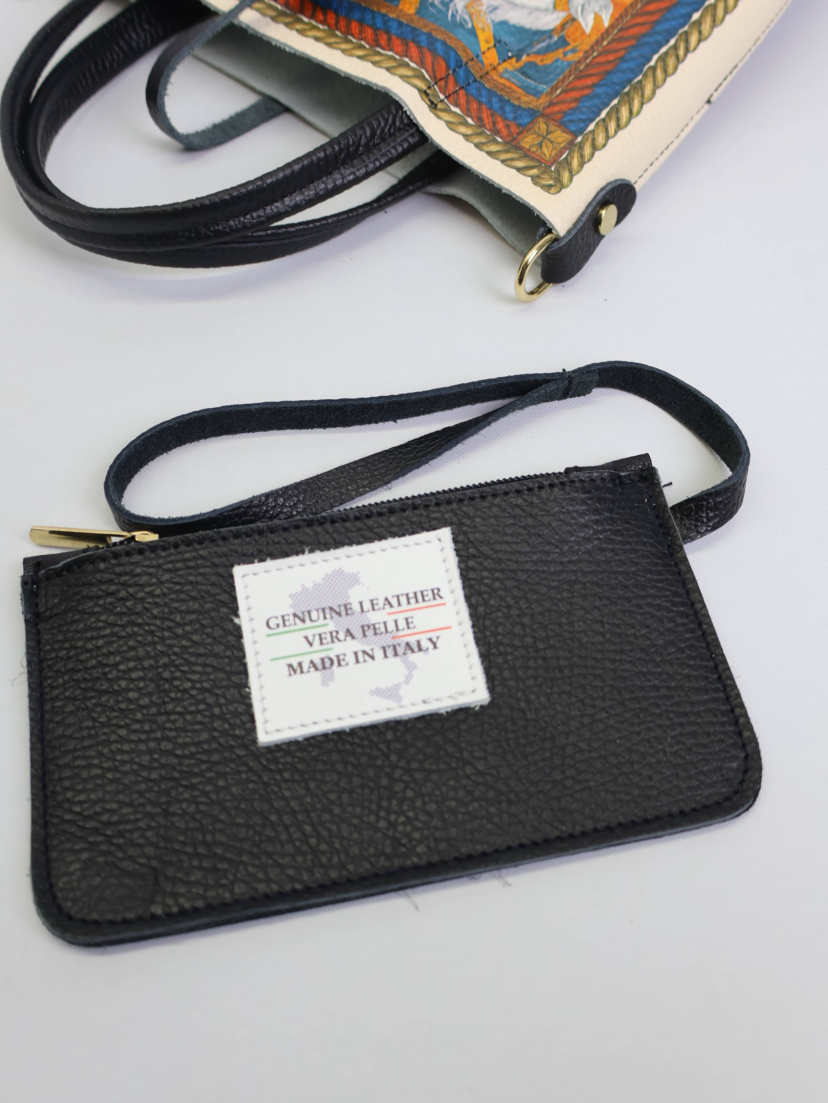 Genuine Leather Small Horse Tote