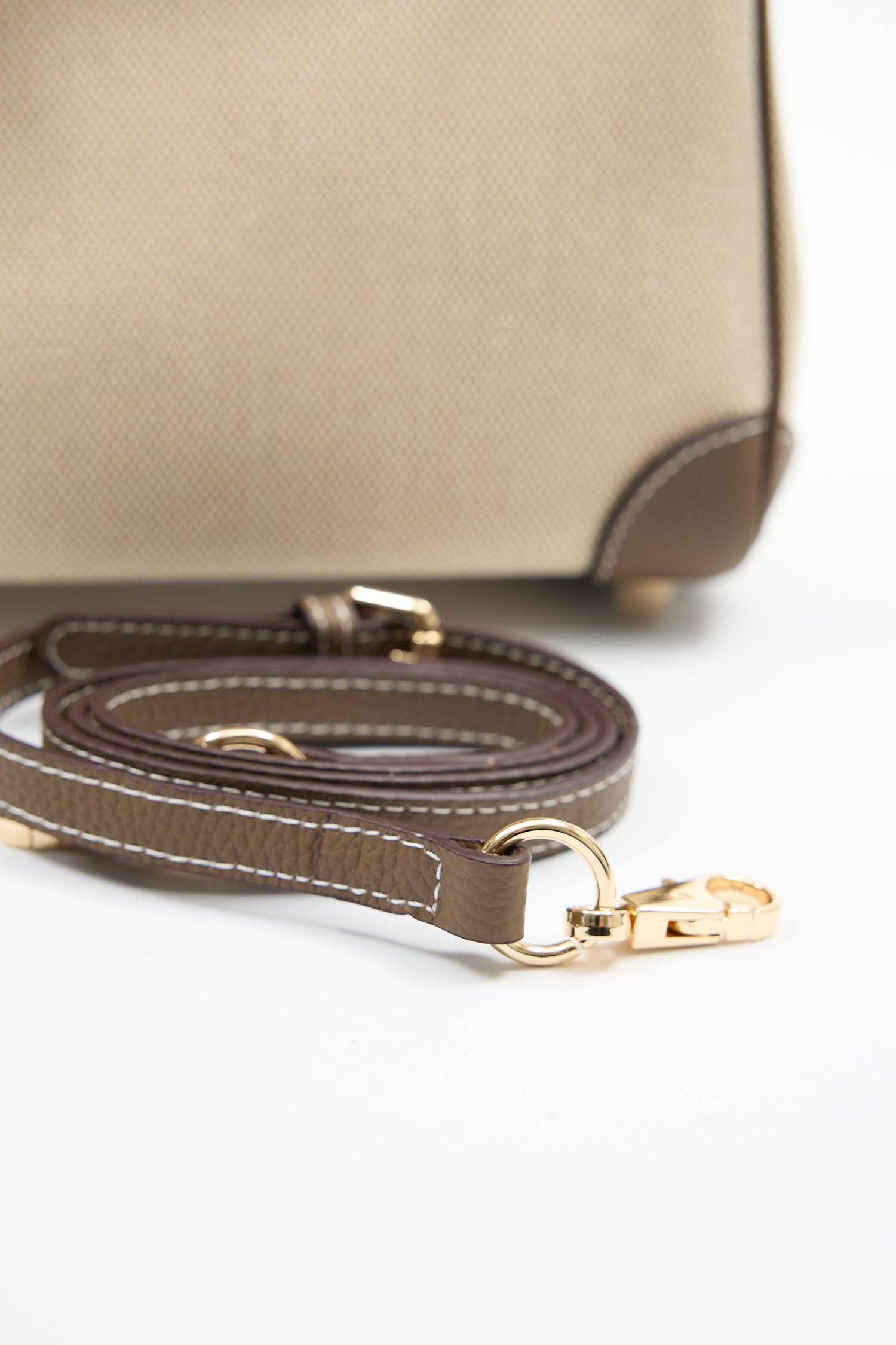Orsay Bag with Genuine Leather – Khaki