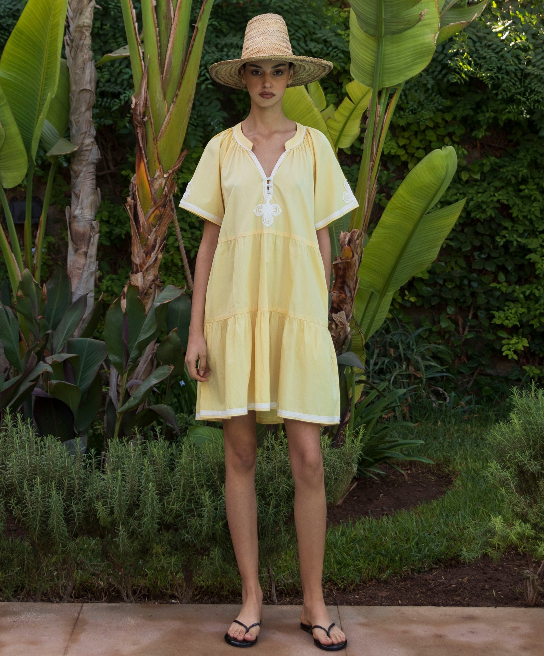 Rose and Rose Flora Dress Buttermilk