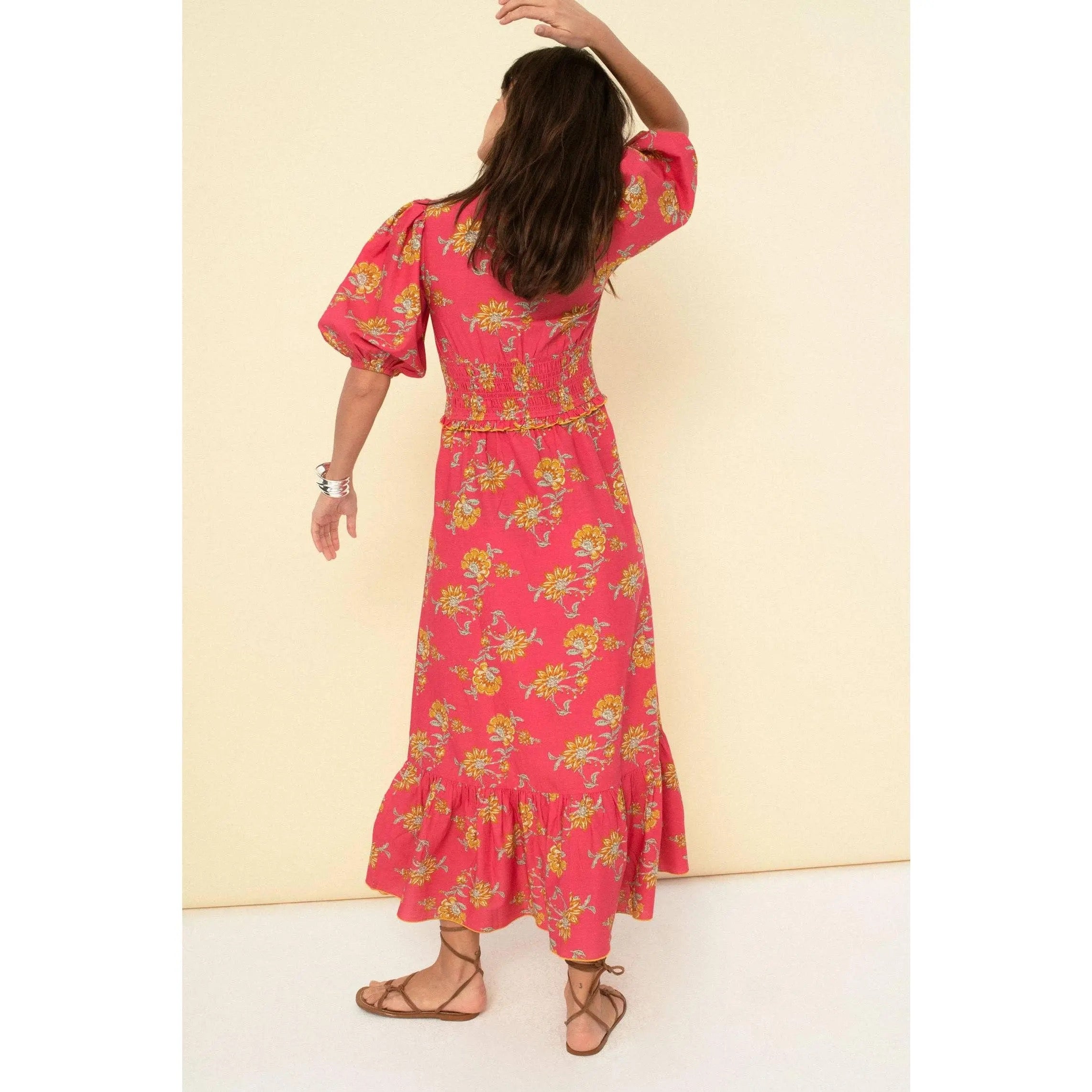 Sonmer Magnolia Dress Cherry