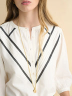 Sonmer Luisa Blouse Ecru