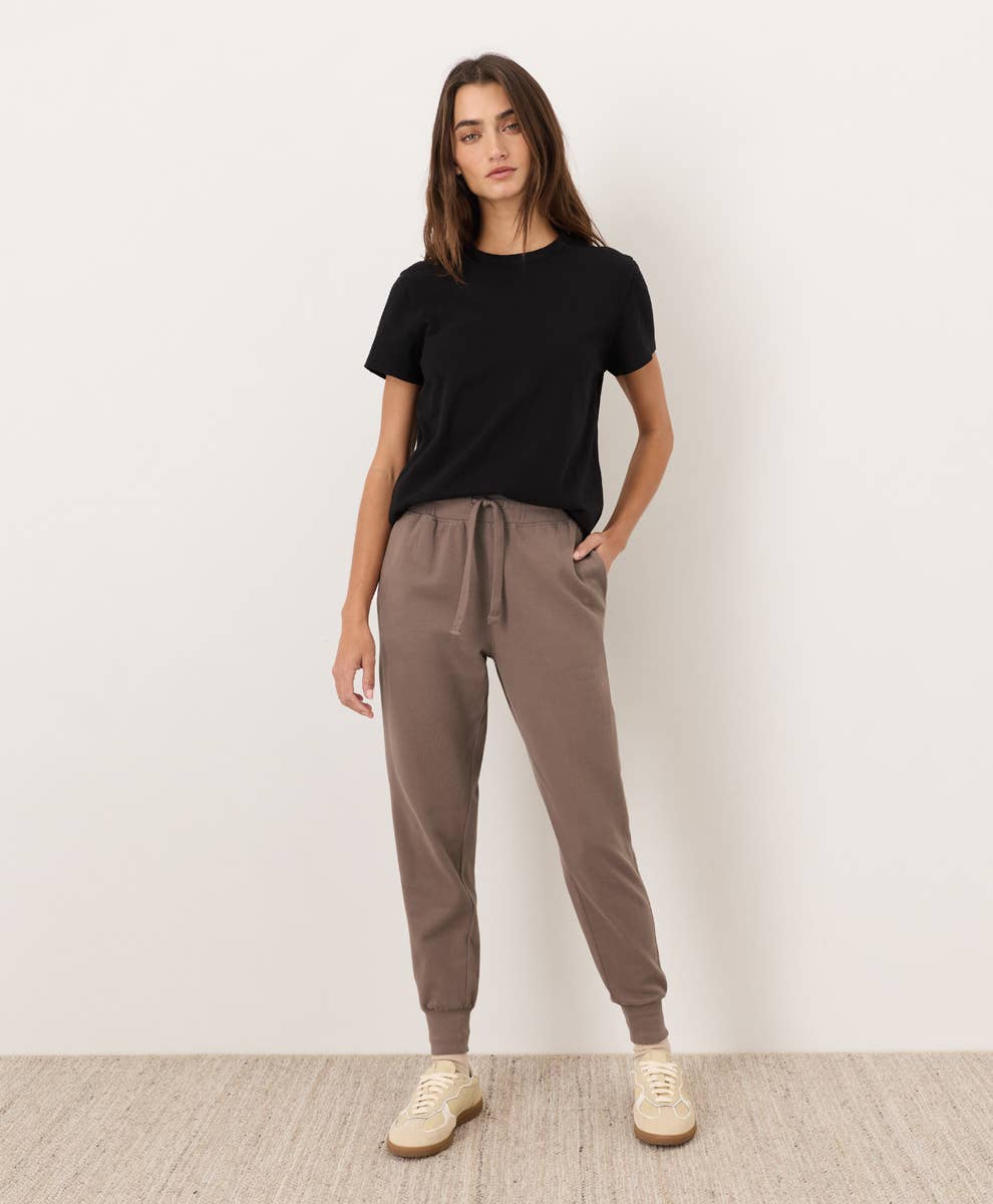 PACT Organic Cotton Women's Soft-Slub Essential Crewneck Tee