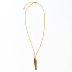 INK+ALLOY Fish Dimensional Necklace Brass