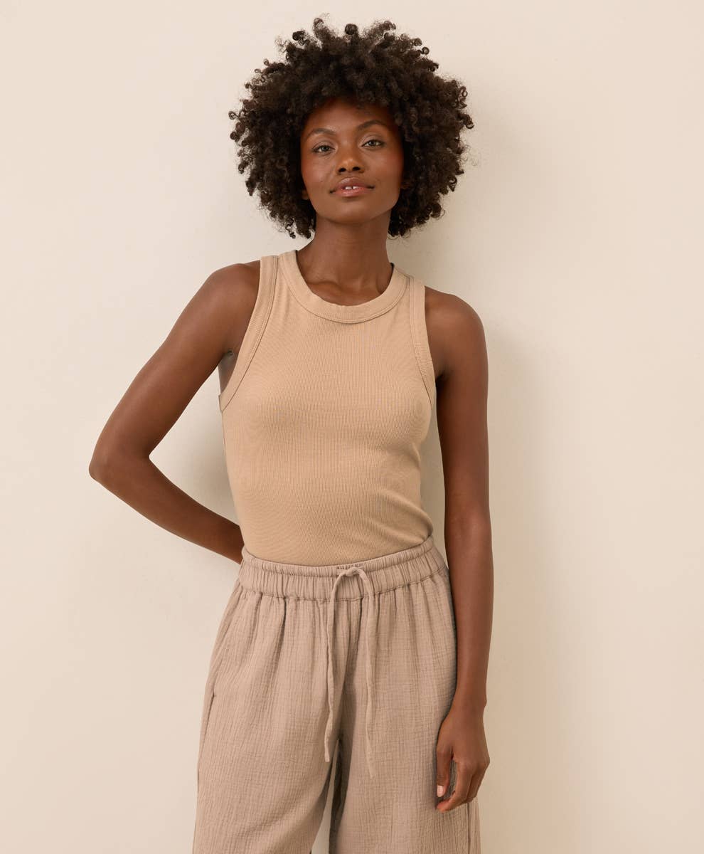 PACT Organic Cotton  Perfect Rib Racerback Tank