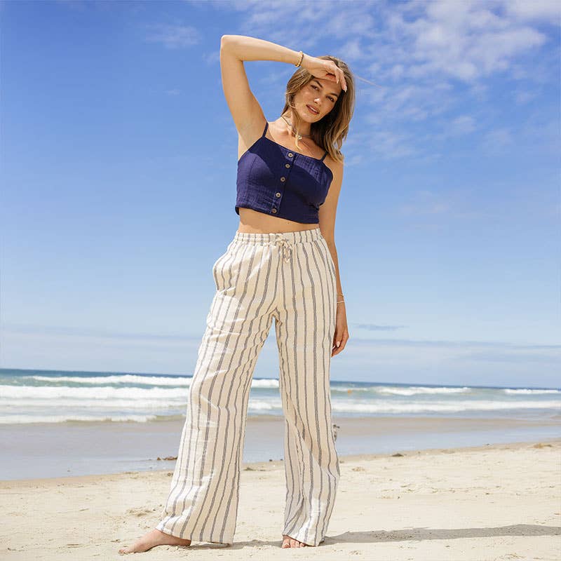 Lotus and Luna Oxford Cruisin Crop Top