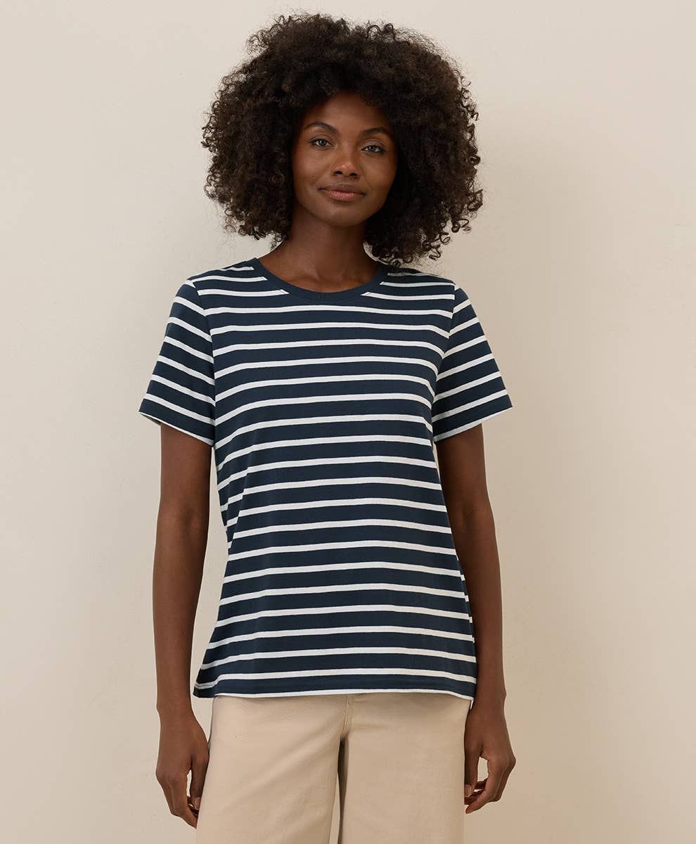 PACT Organic Cotton  Softspun Crew Neck Tee