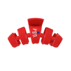 TELETIES Classic Hair Clip | Medium | USA Red