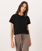 PACT Organic Cotton Women's Soft-Slub Essential Crewneck Tee