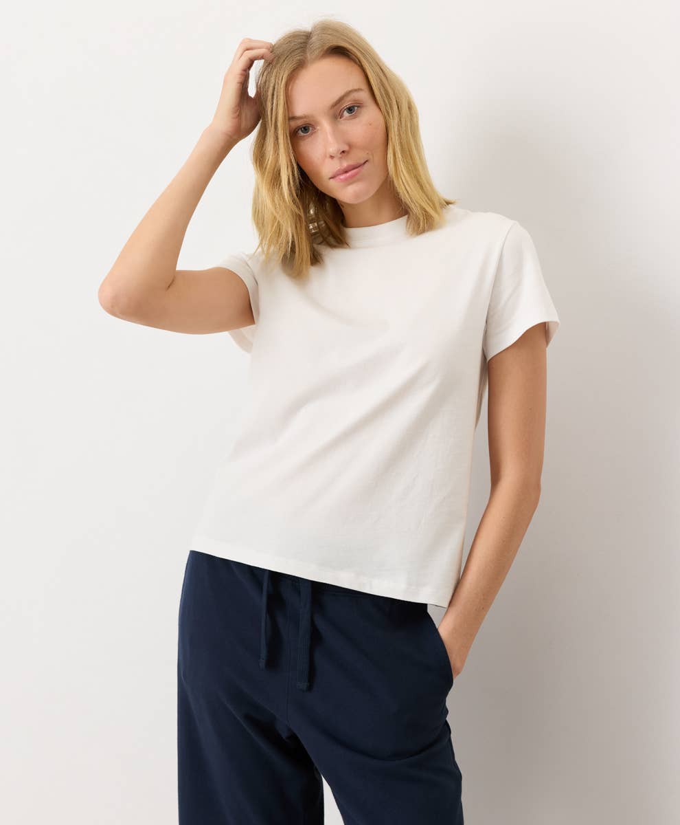 PACT Organic Cotton  Softspun Essential Crewneck Tee