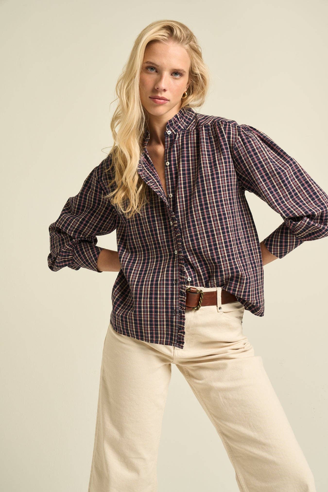 Sonmer Alexa Blouse Navy