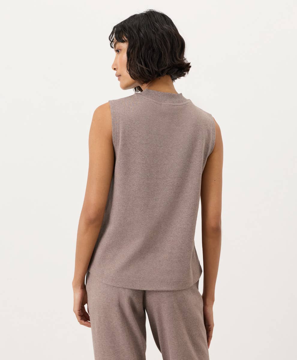 PACT Airplane Mock Neck Shell