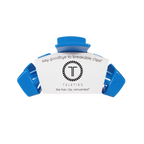TELETIES Classic Hair Clip | Medium | USA Blue