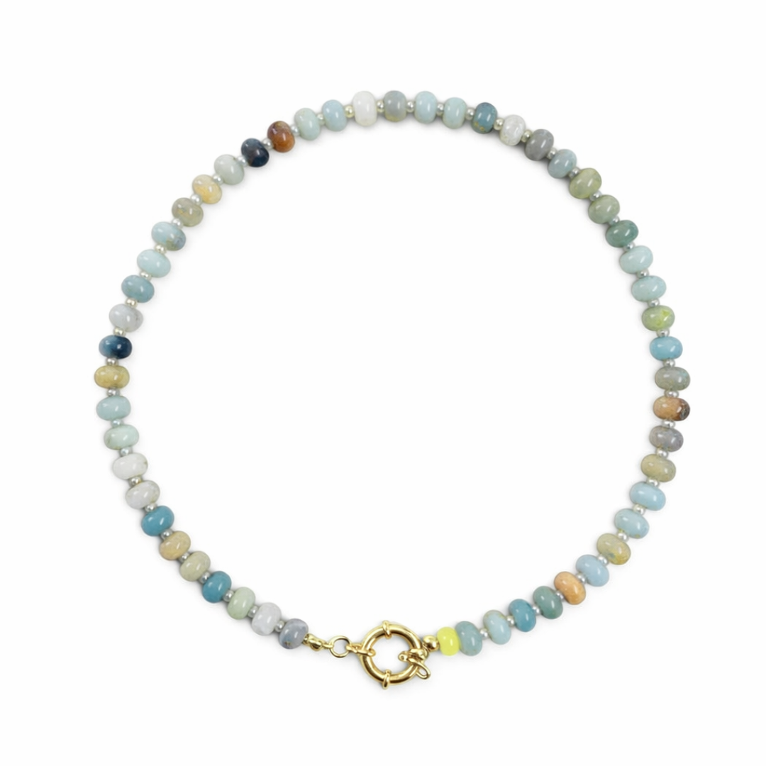 Sahira Santorini Beaded Toggle Necklace
