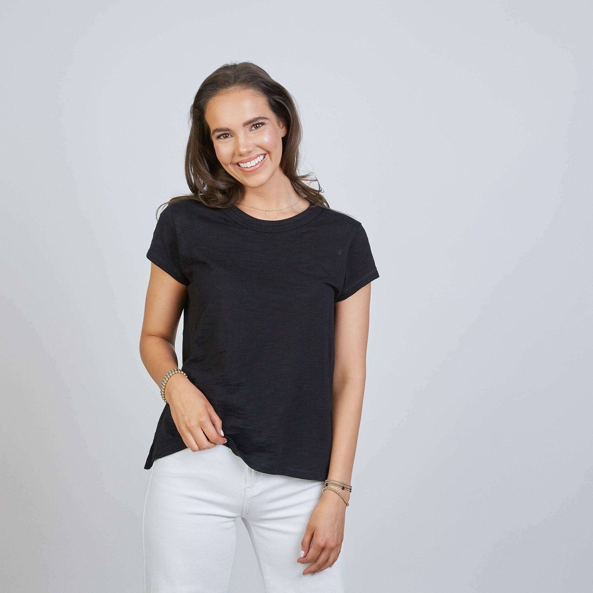 Country Club Tee in Black - Short Sleeve