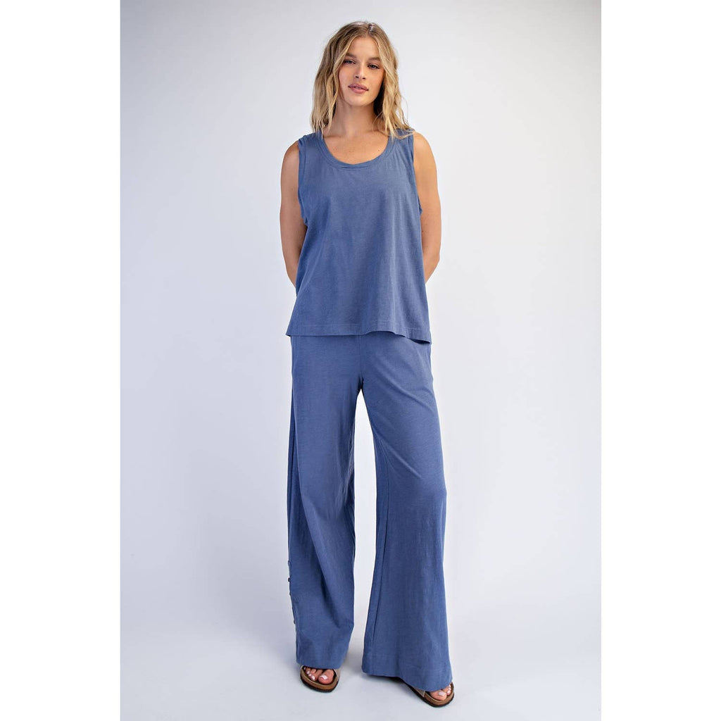 COTTON SLUB LAID-BACK CHIC SET