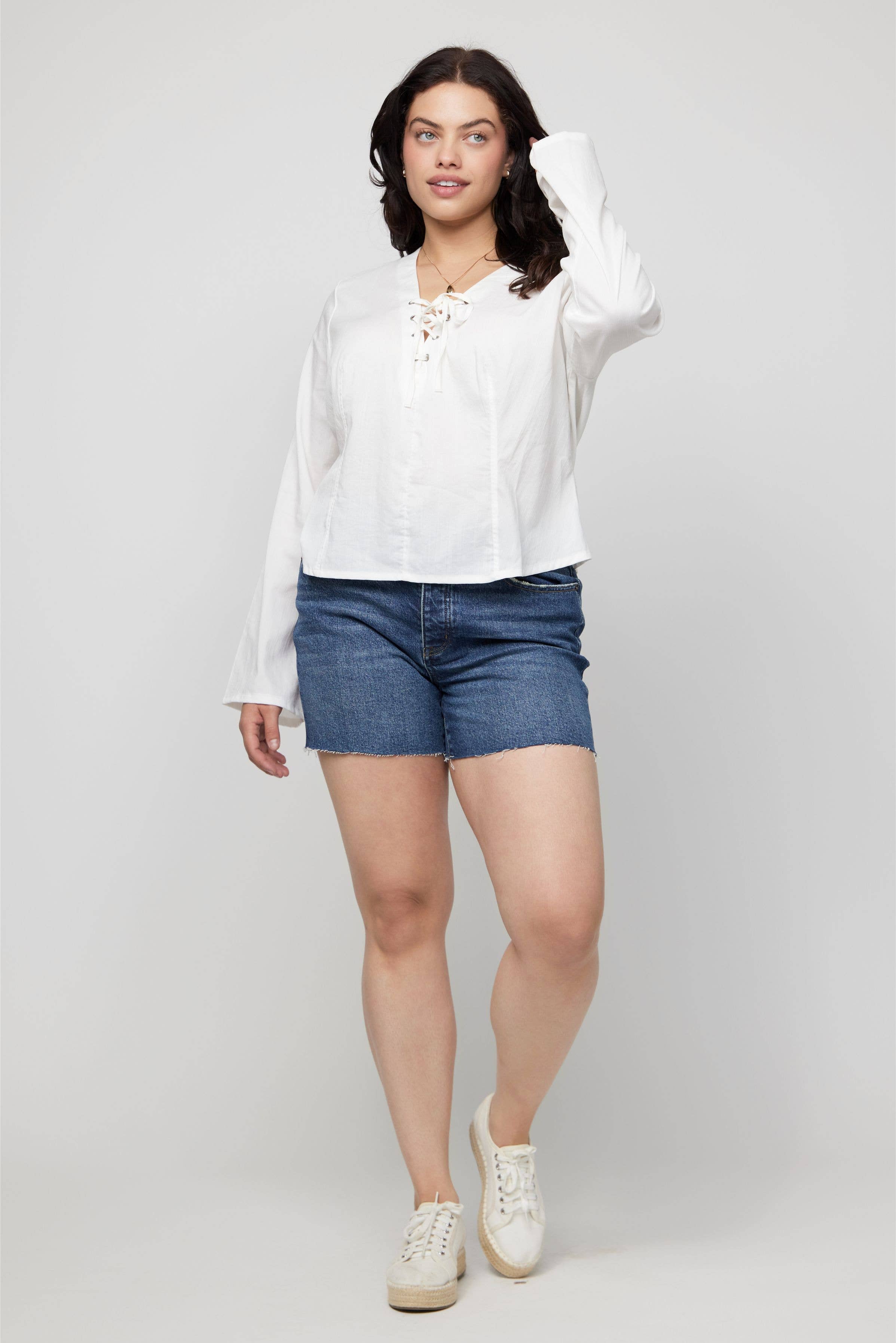 Oliver Logan Bedford High Rise Shorts