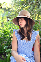 Tula Abby Straw Bucket Hat